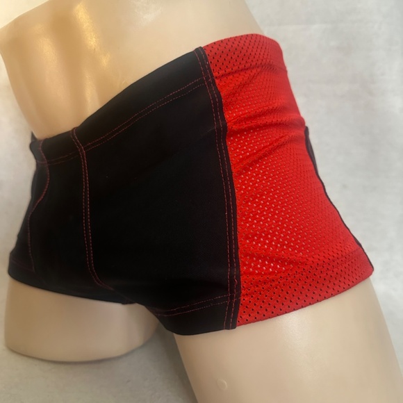 Ball Wonderjock Square Cut Pouch Swimsuit Large Gently worn Nylon/spandex - Picture 2 of 5